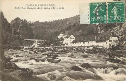 / CPA FRANCE 39 "Les Gorges du Doubs à la Rasse"