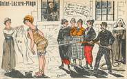Theme CPA JUSTICE "saint Lazare plage"