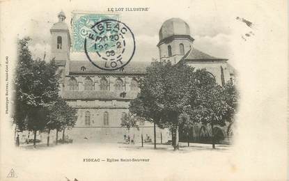 / CPA FRANCE 46 "Figeac, église Saint Sauveur"