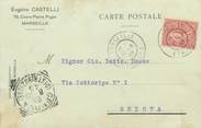 13 Bouch Du Rhone / CPA FRANCE 13 "Marseille, Eugène Castelli" / CARTE PUBLICITAIRE