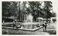 / CPSM FRANCE 73 "Aix Les Bains, le miroir d'eau et le parc"