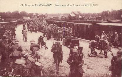 / CPA FRANCE 56 "Camp de Coëtquidan" / MILITAIRE