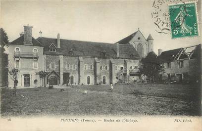 / CPA FRANCE 89 "Pontigny, restes de l'abbaye"