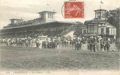 / CPA FRANCE 60 "Chantilly, les courses"