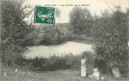 / CPA FRANCE 77 "Chelles, les bords de la Marne"