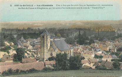 CPA FRANCE 27 "Ivry la Bataille, vue 'ensemble"