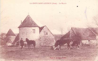 CPA FRANCE 27 "La Croix Saint Leufroy, le Manoir"