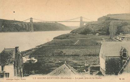 CPA FRANCE 56 "La Roche Bernard, le pont pris de la Roche"