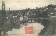 56 Morbihan CPA FRANCE 56 "Josselin, vue générale prise de l'Esplanade du Chateau"