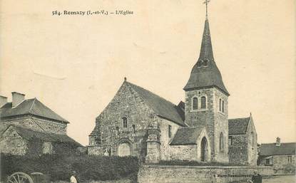 CPA FRANCE 35 "Romazy, l'Eglise"