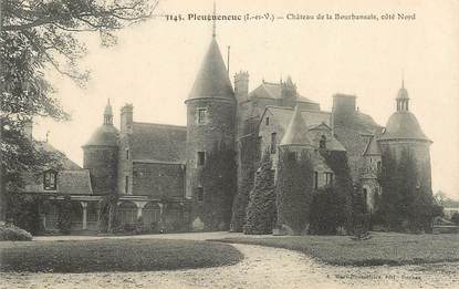 CPA FRANCE 35 "PLeugueneuc, chateau de la Bourbansais"