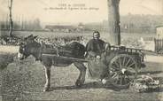 19 Correze CPA FRANCE 19 "Type du centre, marchande de légumes et son attelage" / ANE 