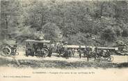 42 Loire CPA FRANCE 42 "Saint Chamond, transport d'un canon au champ de tir"