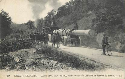 CPA FRANCE 42 "Saint Chamond, canon"