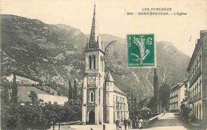 CPA FRANCE 65 "Saint Sauveur, l'Eglise"