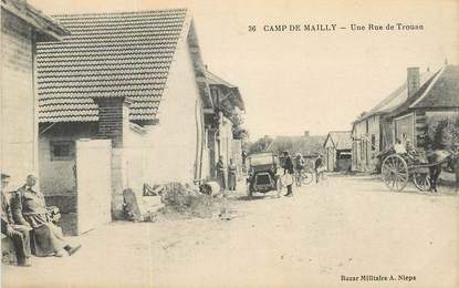 CPA FRANCE 10 "Mailly le Camp, une rue de Trouan"