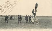 10 Aube CPA FRANCE 10 "Mailly le Camp, officier d'artillerie utilisant un train de caisson pour observer l'ennemi"