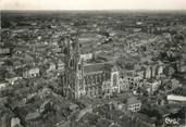 49 Maine Et Loire / CPSM FRANCE 49 "Cholet, vue aérienne sur la cathédrale et la ville"