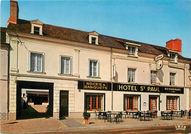 / CPSM FRANCE 49 "Vivy, hôtel restaurant Saint Paul"