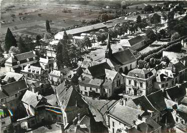 / CPSM FRANCE 49 "Fontevrault, l'église et la mairie"