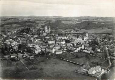 / CPSM FRANCE 46 "Gourdon, vue générale aérienne"