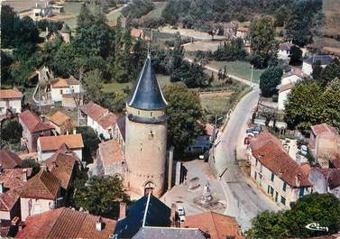 / CPSM FRANCE 46 "Frayssinet le Gelat, vue aérienne, l'église"