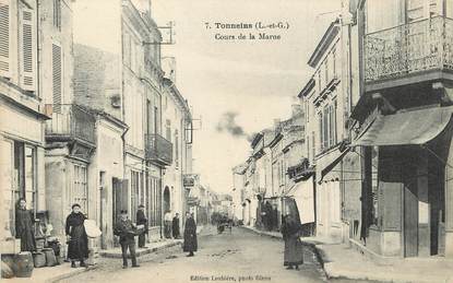 / CPA FRANCE 47 "Tonneins, cours de la Marne"