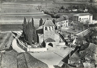 / CPSM FRANCE 47 "Sainte Colombe de Villeneuve, l'église"