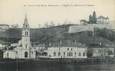 / CPA FRANCE 38 "Environs de Rives, Réaumont, l'église la mairie et le château