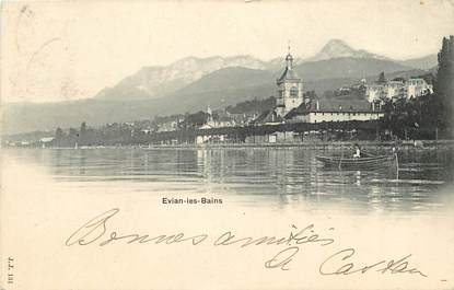 CPA FRANCE 74  "Evian les Bains"