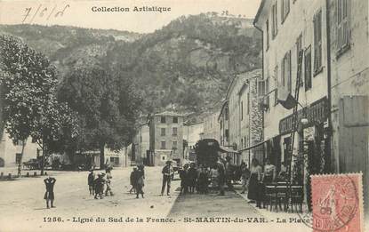 / CPA FRANCE 06 "Saint Martin du Var, la place"