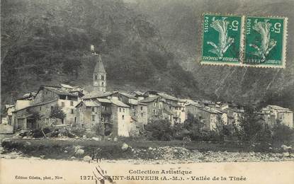 / CPA FRANCE 06 "Saint Sauveur, vallée de la Tinée"