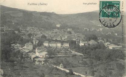 / CPA FRANCE 38 "Tullins, vue générale"