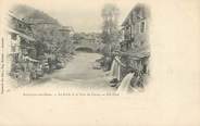 38 Isere / CPA FRANCE 38 "Allevard les Bains, le Bréda et le pont de Pierre"