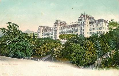 CPA FRANCE 74  "Evian les Bains, Splendid Hotel"