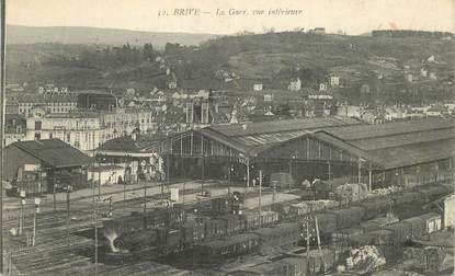 CPA FRANCE 19 "Brive, la Gare " / TRAIN