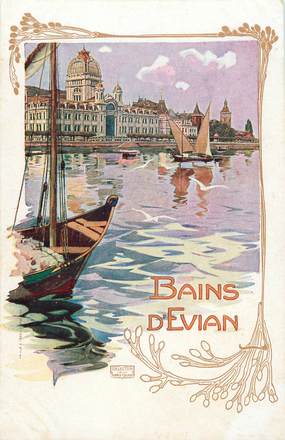 CPA FRANCE 74  "Evian les Bains"