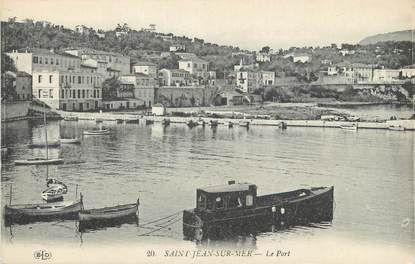 / CPA FRANCE 06 "Saint Jean sur Mer, le port"