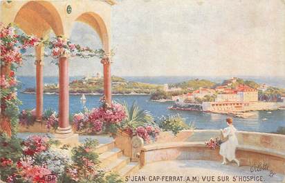 / CPA FRANCE 06 "Saint Jean Cap Ferrat, vue sur Saint Hospice"