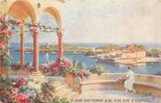 06 Alpe Maritime / CPA FRANCE 06 "Saint Jean Cap Ferrat, vue sur Saint Hospice"