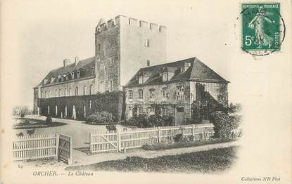 / CPA FRANCE 76 "Orcher, le château"