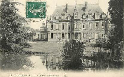 / CPA FRANCE 76 "Sotteville, le château des Bruyères"