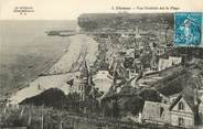 76 Seine Maritime / CPA FRANCE 76 "Fécamp, vue générale sur la plage"