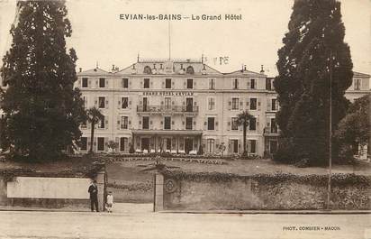 CPA FRANCE 74  "Evian les Bains, le Grand Hôtel"