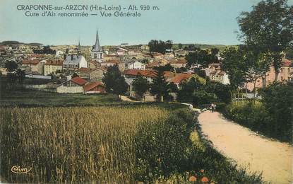 / CPA FRANCE 43 "Craponne sur Arzon, cure d'air renommée"