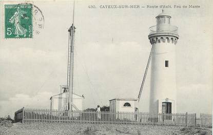 / CPA FRANCE 80 "Cayeux sur Mer" / PHARE