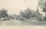 76 Seine Maritime / CPA FRANCE 76 "Le Havre, la gare et cours de la République" / TRAMWAY