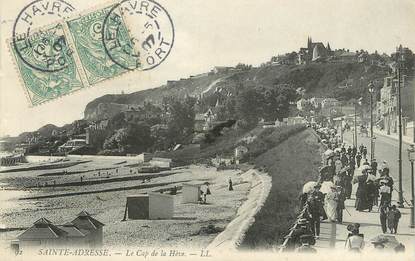 / CPA FRANCE 76 "Le Havre, Sainte Adresse, le cap de la Hève"