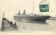 76 Seine Maritime / CPA FRANCE 76 "Le Havre, le transatlantique La Lorraine"