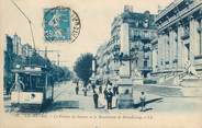 76 Seine Maritime / CPA FRANCE 76 "Le Havre, le palais de justice et le bld de Strasbourg" / TRAMWAY